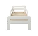 Noomi Wooden Toddler Bed With Side Rails White (FSC-Certified)
