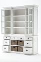 Nova Solo Halifax Library Hutch With Basket Set
