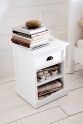 Nova Solo Halifax Bedside Table and Shelves
