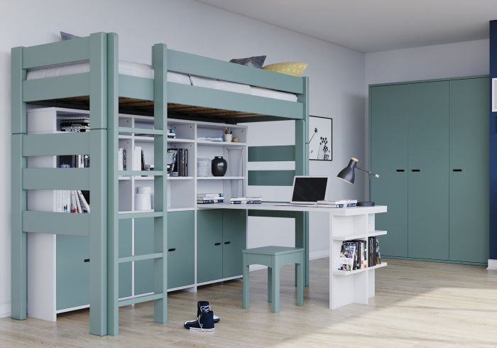 Mathy by Bols Dominique 186 Highsleeper with Bookcase
