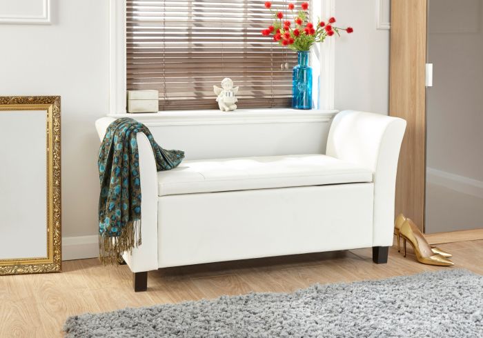 GFW Verona Window Seat White PU