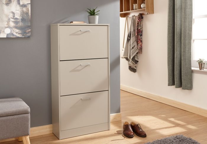 GFW Stirling Three Tier Shoe Cabinet