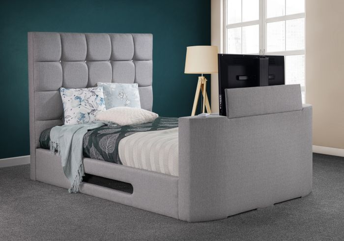 Sweet Dreams Jasmine Jewel Fabric TV Bed Frame