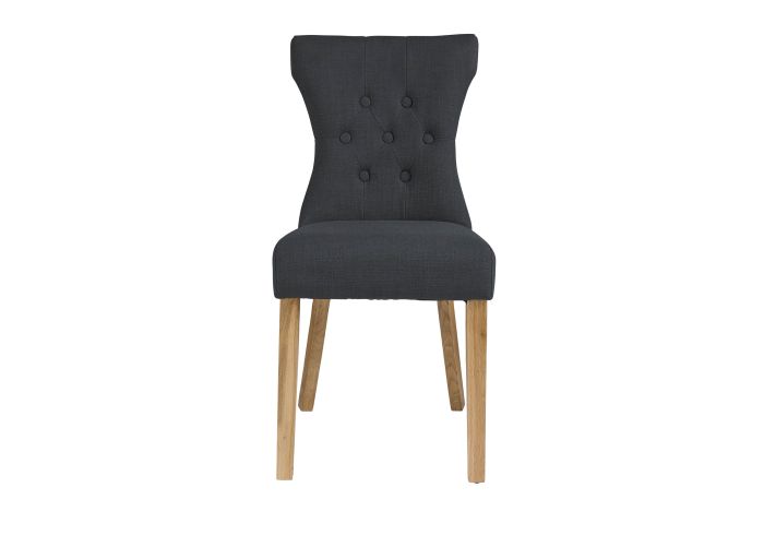 LPD Naples Chair Dark Grey Pack Of Two
