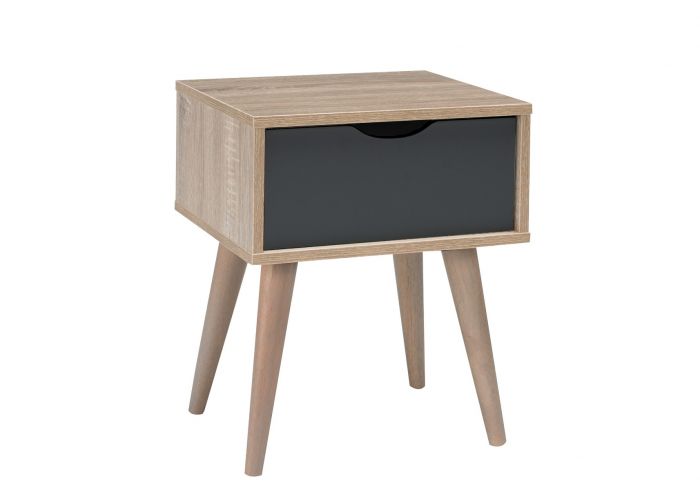 LPD Scandi 1 Drawer Lamp Table