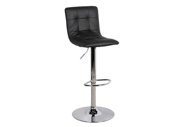 LPD Vigo Bar Stool Black Faux Leather