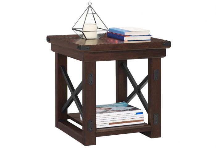 Dorel Wildwood End Table - Espresso