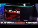 Carbon-Tek TV-STAND With LED - Assembly Video