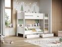 Flair Eddie Wooden Storage Bunk Bed with Shelves