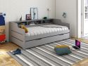 Enzo wooden guest bed Grey