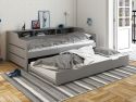 Noomi Enzo Day Bed With Trundle Grey (FSC-Certified)