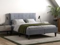 Flair Perth Linen Fabric Bed Grey
