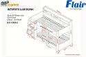 Flair Interstellar Bunk Bed White With Optional Trundle