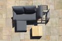 Maze Oslo Chaise Sofa Set - Charcoal