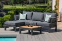 Maze Oslo Chaise Sofa Set - Charcoal