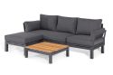 Maze Oslo Chaise Sofa Set - Charcoal