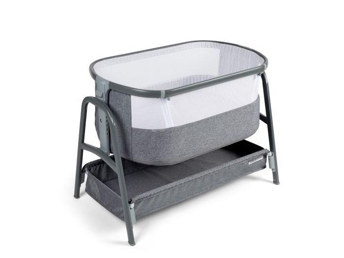 Ickle Bubba Bubba&Me Bedside Crib Bedside baby crib, height adjustable, side opening, see-through mesh