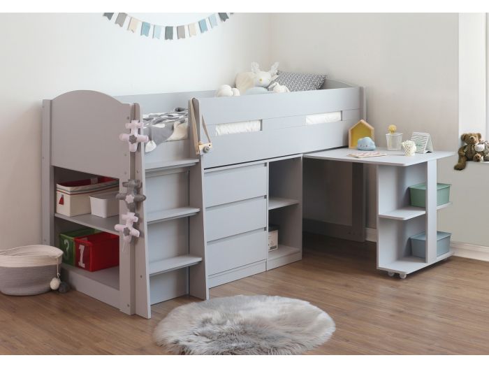 Flintshire Furniture Billie Grey Midsleeper
