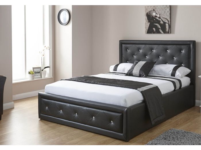 GFW Furniture Hollywood Storage Bed 