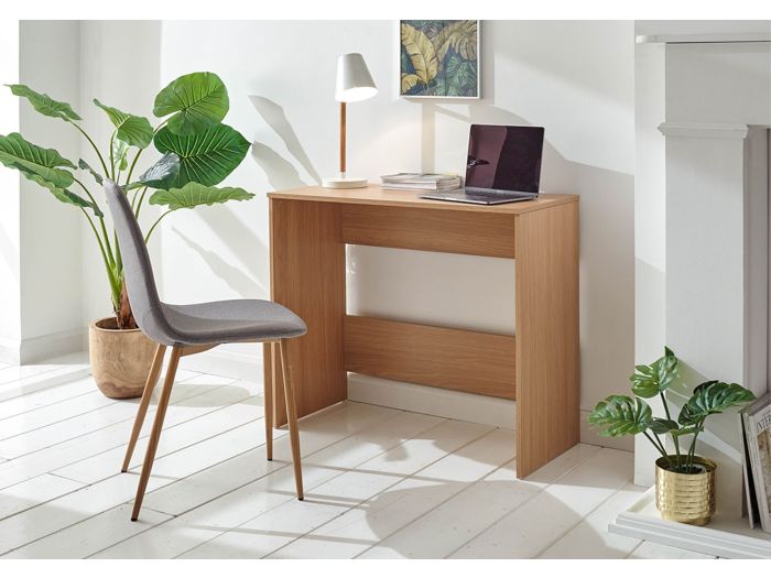 GFW Piro Desk modern compact design oak effect finish mdf construction Great value for money