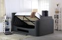 Emporia Beds Avebury Wing Fabric TV Ottoman Bed