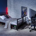 X Rocker Basecamp Double TV Gaming Bed