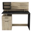 Flair Malicia Desk Oak/Black