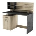 Flair Malicia Desk Oak/Black