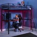 X Rocker Icarus XL High Sleeper Gaming Bed With Desk