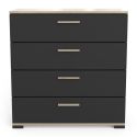 Flair Coline Drawer Chest Black