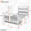 X Rocker Basecamp Single TV Gaming Bed