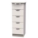 Welcome Furniture Camden 5 Drawer Locker Kashmir Gloss