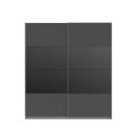 Flair Clarisse Sliding Wardrobe Black