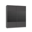 Flair Clarisse Sliding Wardrobe Black