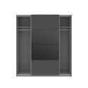 Flair Clarisse Sliding Wardrobe Black