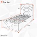 X Rocker XR Cosmos Single RGB Bedstead