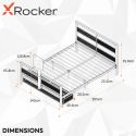 X Rocker Basecamp Double TV Gaming Bed