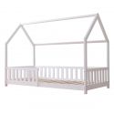 Flair White Wooden Explorer Playhouse Single Bed With Rails
