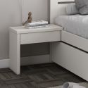 Noomi Carita Solid Wood Bed White/Oak (FSC Certified)
