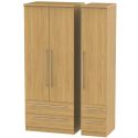 Welcome Furniture Sherwood Triple 2 Drawer + Drawer Robe 