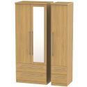 Welcome Furniture Sherwood Triple 2 Drawer Mirror + DrawerRobe