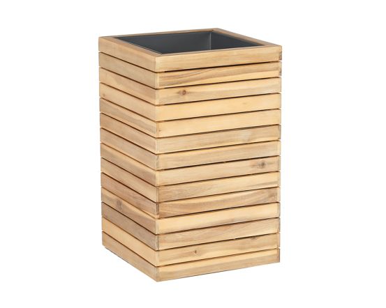 Maze Bali Medium Planter - Acacia Wood