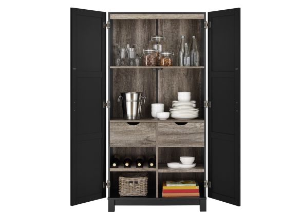 Dorel Carver 64" Storage Cabinet