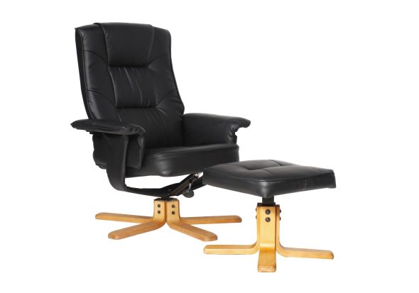 Alphason Drake Reclining Chair with Footstool Set