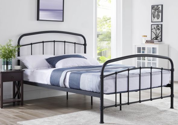 LPD Halston Black Bed Frame