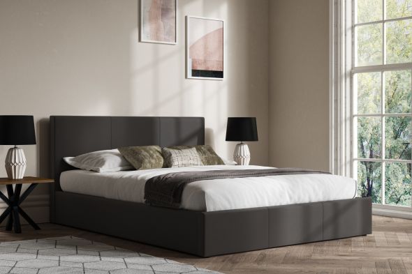 Emporia Beds Madrid Ottoman Grey