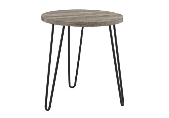 Dorel Owen Retro Round End Table