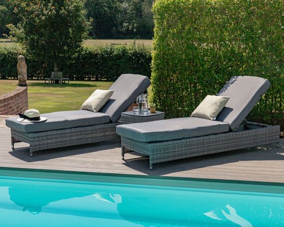 Maze Santorini Sunlounger Set