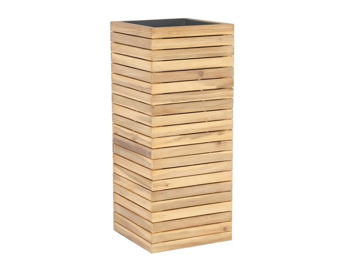 Maze Bali Large Planter - Acacia Wood