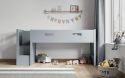 Flair Grey Charlie Mid Sleeper Cabin Bed Frame Only